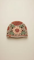 Chapeau crochet en lin lavé à la main