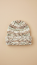 Bonnet crochet en pure laine mérinos