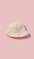 Bob crocheté coloris crème fouettée