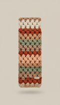 Écharpe crochet épaisse en laine mérinos
