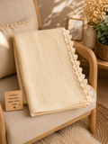 Plaid crocheté à la main 85 x 80 cm en laine certifiée OEKO-TEX, couverture douce et chaude pour petit chien ou chat – Maison Maiquez